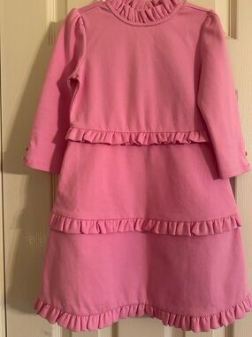 Janie and Jack Pink Ruffle Tier Dress